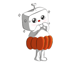 Bonlin egg & GJ pumpkin sticker #3811003