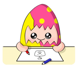 Bonlin egg & GJ pumpkin sticker #3811005