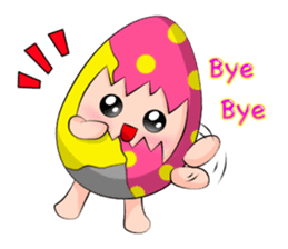 Bonlin egg & GJ pumpkin sticker #3811006