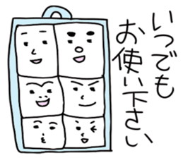 Toilet tissue paper sticker #3811015