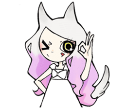 little red hood and the big bad wolf sticker #3811379