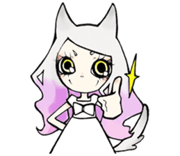 little red hood and the big bad wolf sticker #3811381