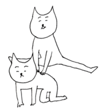 Amusing Cats sticker #3811434