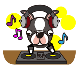 iinu - Boston Terrier sticker #3812527