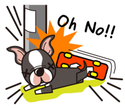 iinu - Boston Terrier sticker #3812548
