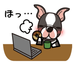 iinu - Boston Terrier sticker #3812551
