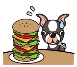 iinu - Boston Terrier sticker #3812554