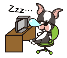 iinu - Boston Terrier sticker #3812555