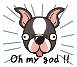 iinu - Boston Terrier sticker #3812566