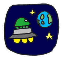 Strange Martian sticker #3812945