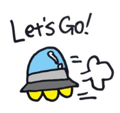 Strange Martian sticker #3812965