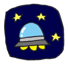 Strange Martian sticker #3812966