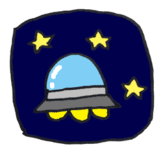 Strange Martian sticker #3812966