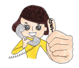 love theatergoing sticker #3813340