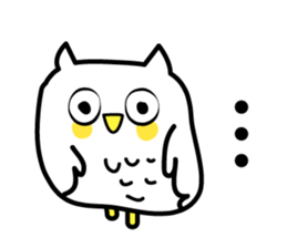 An owl hears a story sticker #3813871