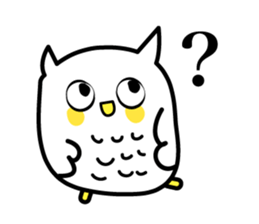 An owl hears a story sticker #3813874