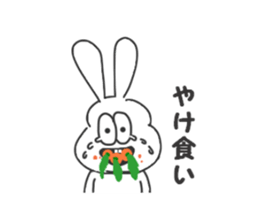 Thick rabbit6 sticker #3813982