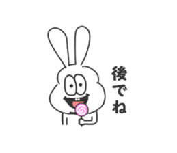 Thick rabbit6 sticker #3813990