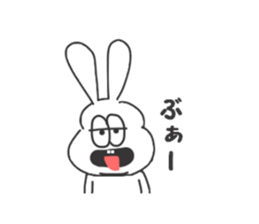 Thick rabbit6 sticker #3813999