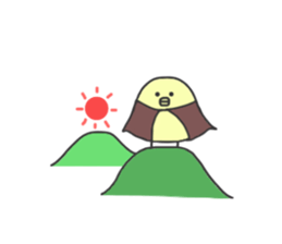 Thick rabbit6 sticker #3814001