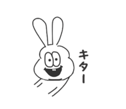 Thick rabbit6 sticker #3814002