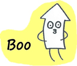 Mr. arrow American pop  (not a squid) sticker #3814102