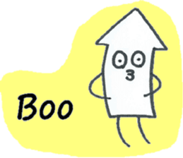 Mr. arrow American pop (not a squid) sticker #3814102