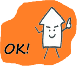 Mr. arrow American pop (not a squid) sticker #3814105