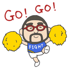 Higemeganekun Sticker English version sticker #3814148