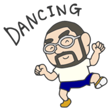 Higemeganekun Sticker English version sticker #3814151