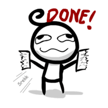 Aboy - idiot faces sticker #3814255