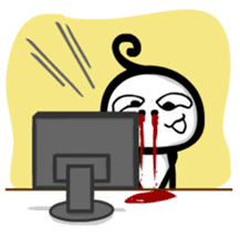 Aboy - idiot faces sticker #3814265