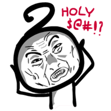 Aboy - idiot faces sticker #3814276