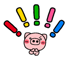 pig heart 19 sticker #3814312