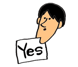 Ketsu-ago man sticker #3814375