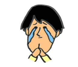 Ketsu-ago man sticker #3814397