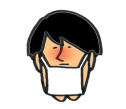 Ketsu-ago man sticker #3814398