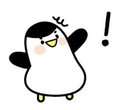 Dull penguin sticker #3814923