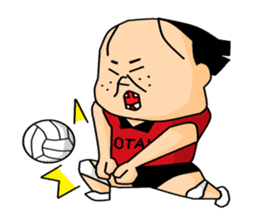 the otaku all sportu challenge sticker #3815989