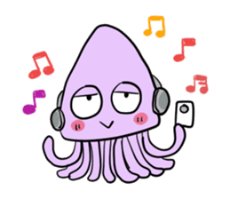 ikakun cuttlefish sticker #3816007