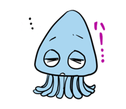 ikakun cuttlefish sticker #3816012