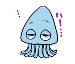 ikakun cuttlefish sticker #3816012