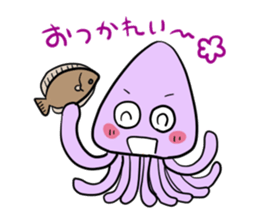 ikakun cuttlefish sticker #3816019