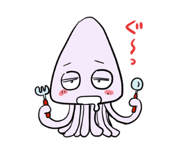 ikakun cuttlefish sticker #3816020