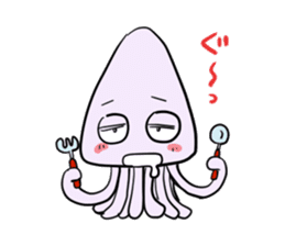 ikakun cuttlefish sticker #3816020