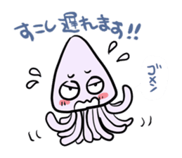 ikakun cuttlefish sticker #3816026