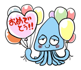 ikakun cuttlefish sticker #3816029