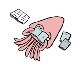 ikakun cuttlefish sticker #3816043