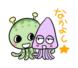 ikakun cuttlefish sticker #3816045