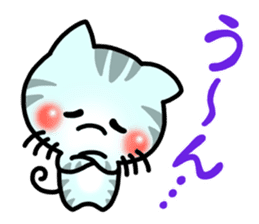 Colorful cats. sticker #3816234